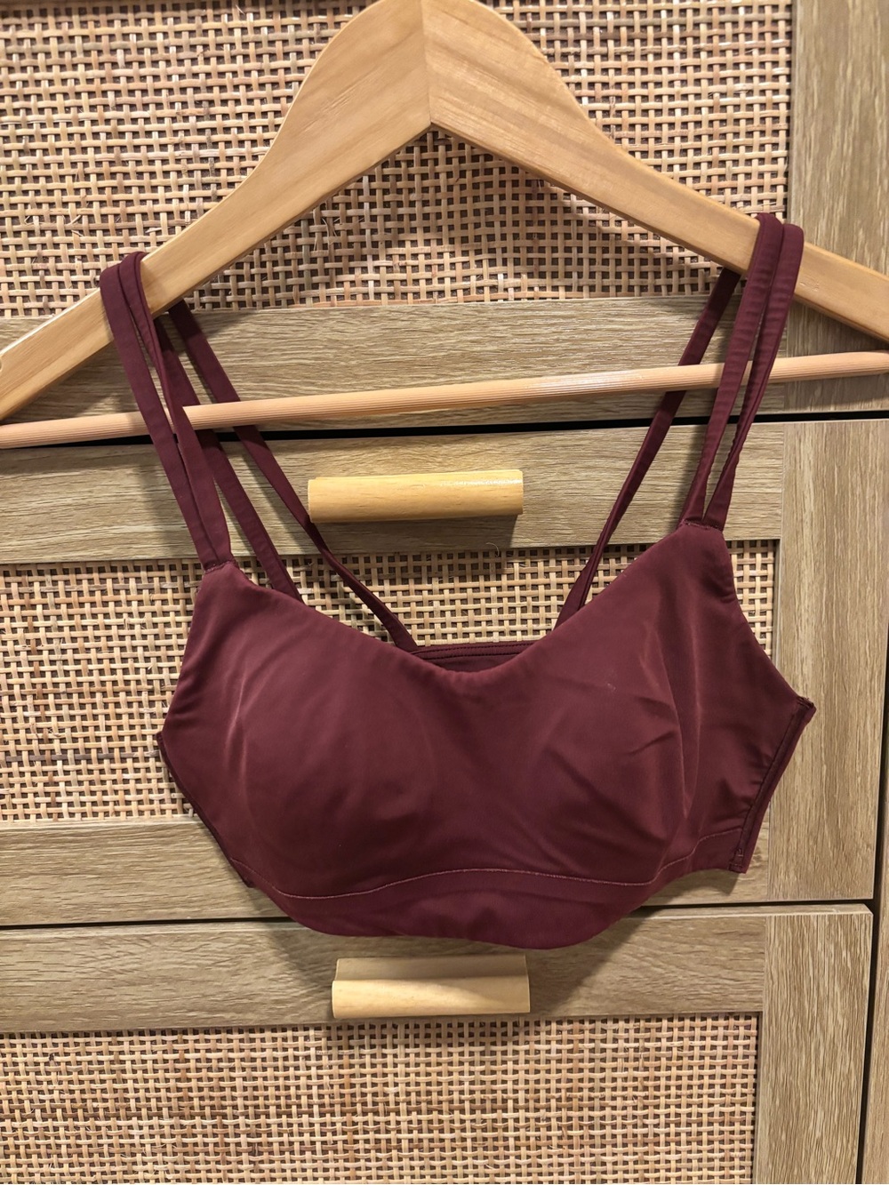 lululemon athletica Double-Strap Bralette in Wine